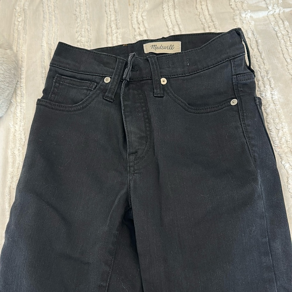 Madewell high rise size 24 like new black